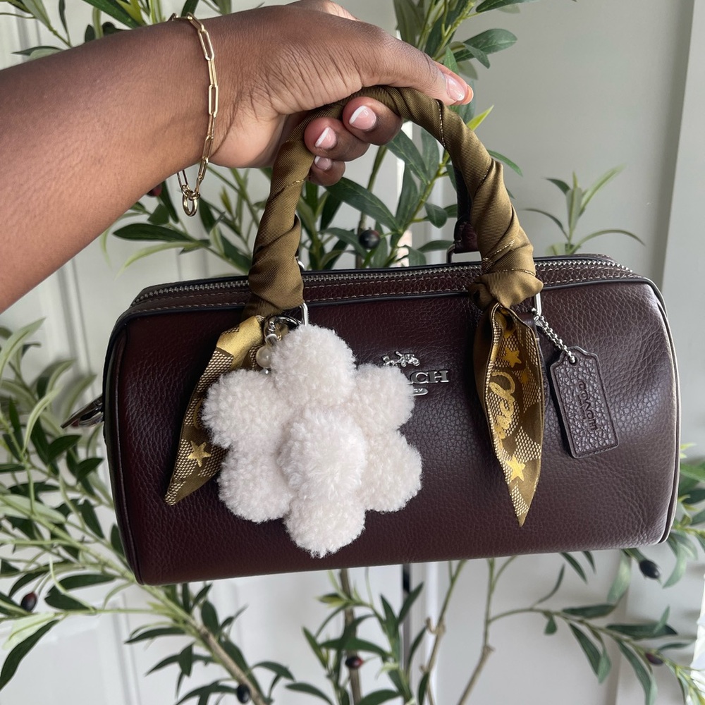 Rowan Long Satchel in Maple/Silver Hardware